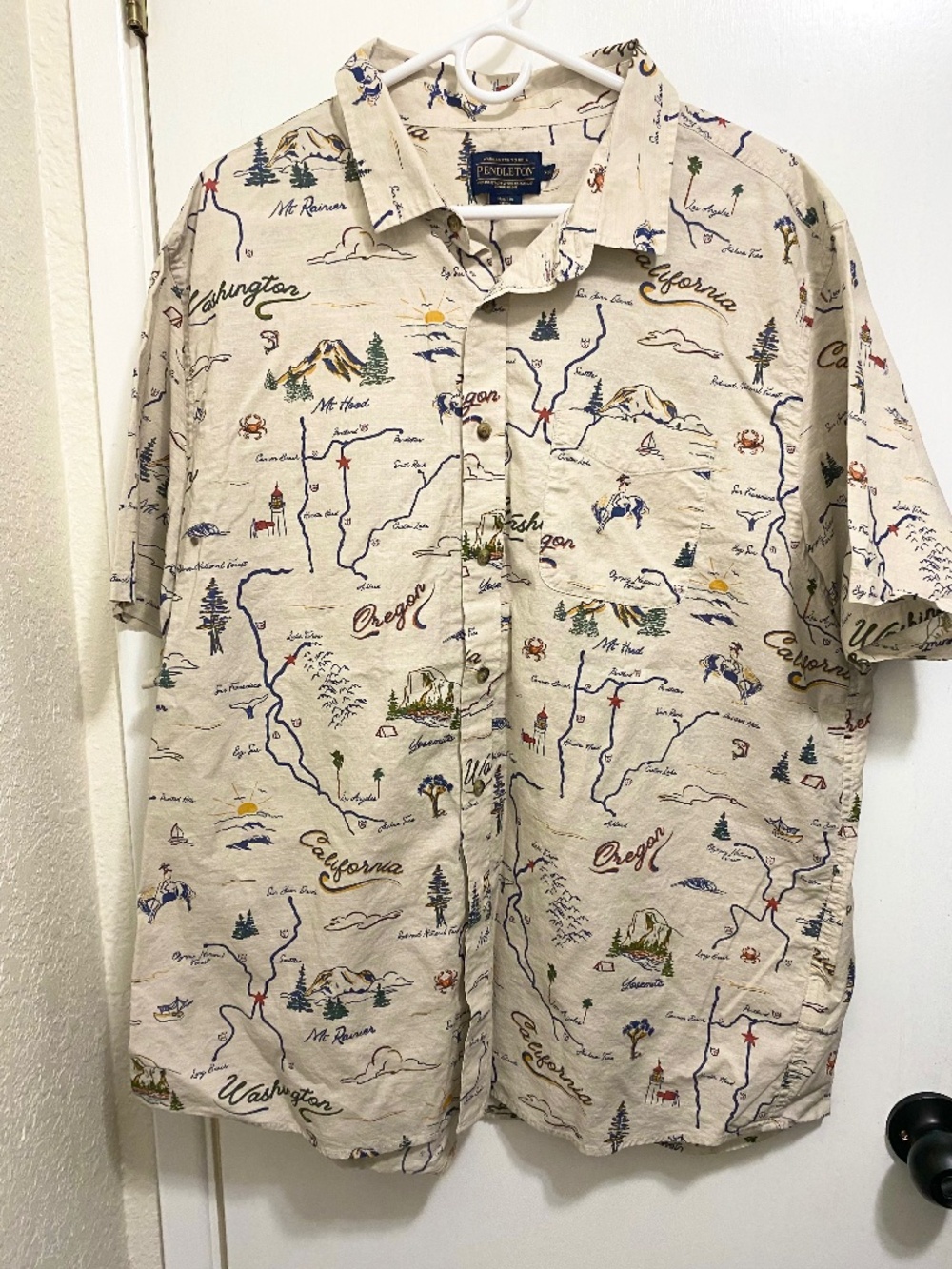 Pendleton Pendleton Brown  Size XL Men’s Button down Short Sleeve Shirt